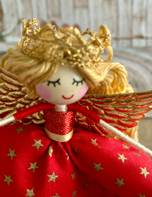 Handcrafted Christmas Fairy Doll