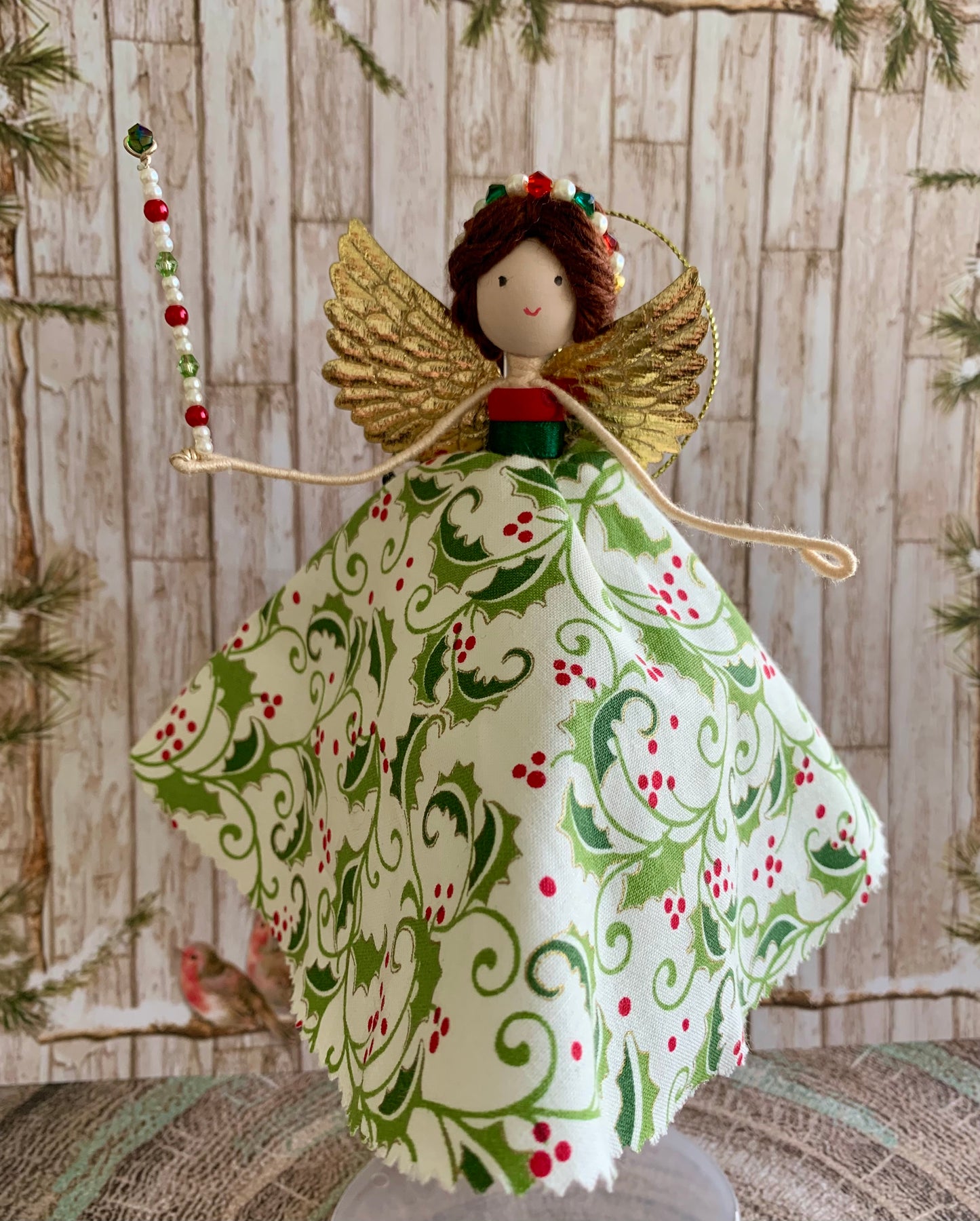 Handcrafted  Christmas Fairy Doll