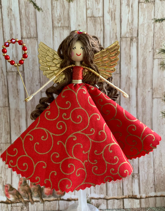 Handcrafted Christmas Fairy Doll