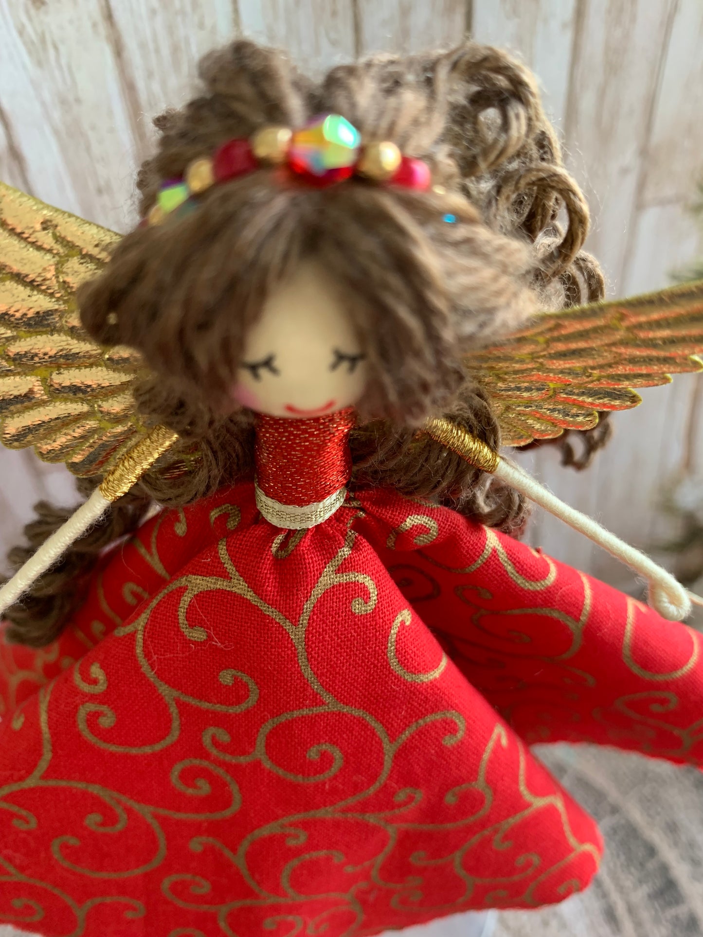 Handcrafted Christmas Fairy Doll