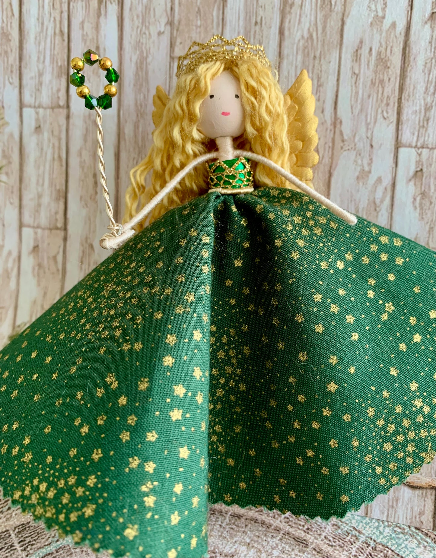 Handcrafted Christmas Fairy Doll