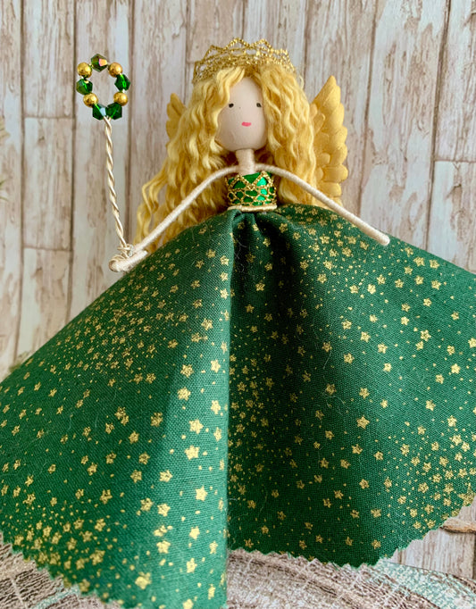 Handcrafted Christmas Fairy Doll