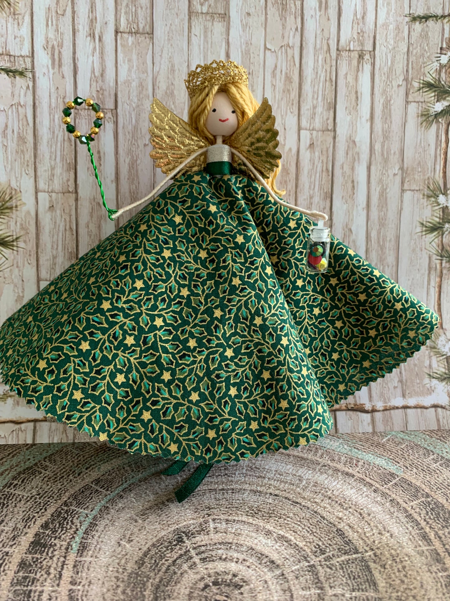 Handcrafted Christmas Fairy Doll