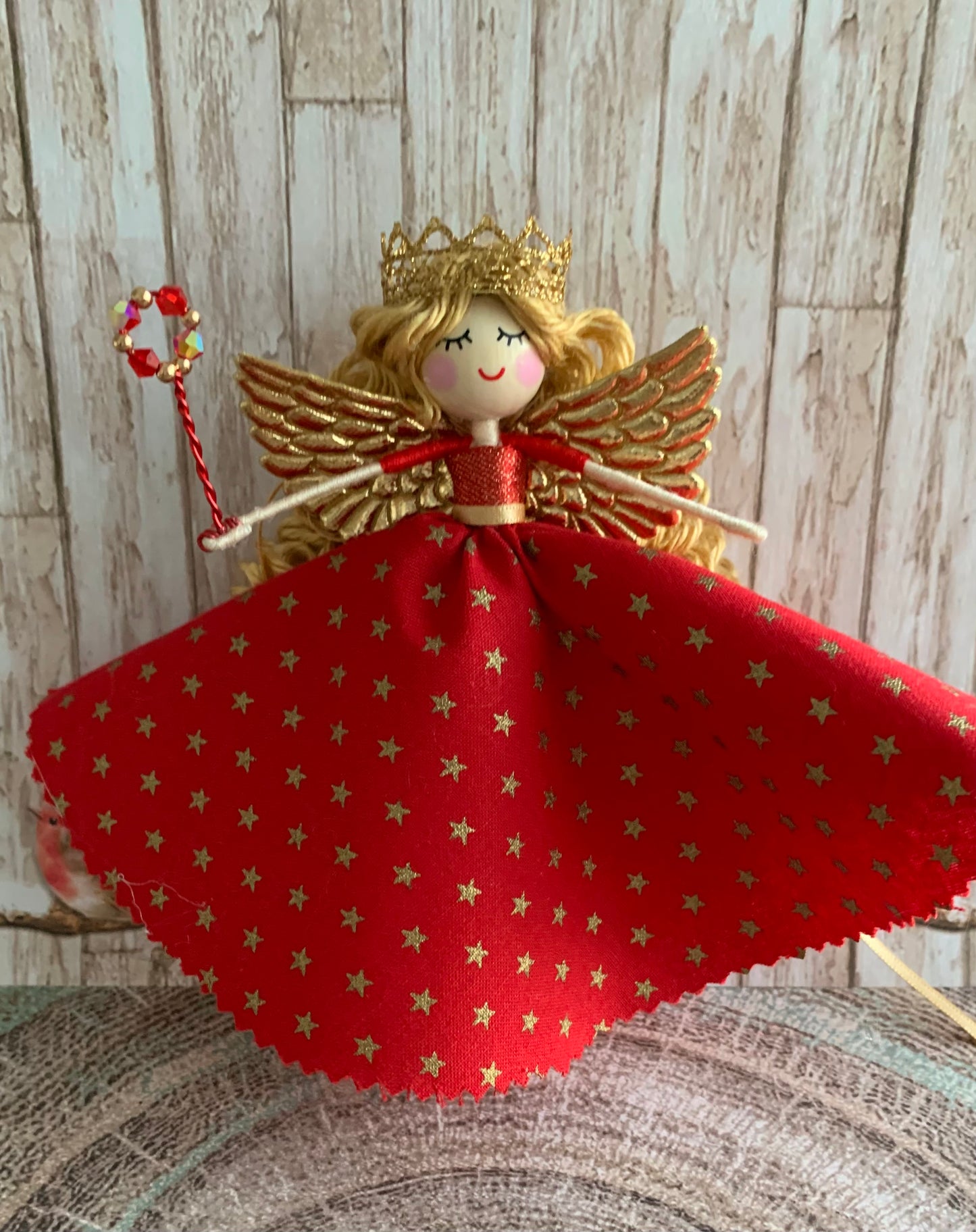 Handcrafted Christmas Fairy Doll