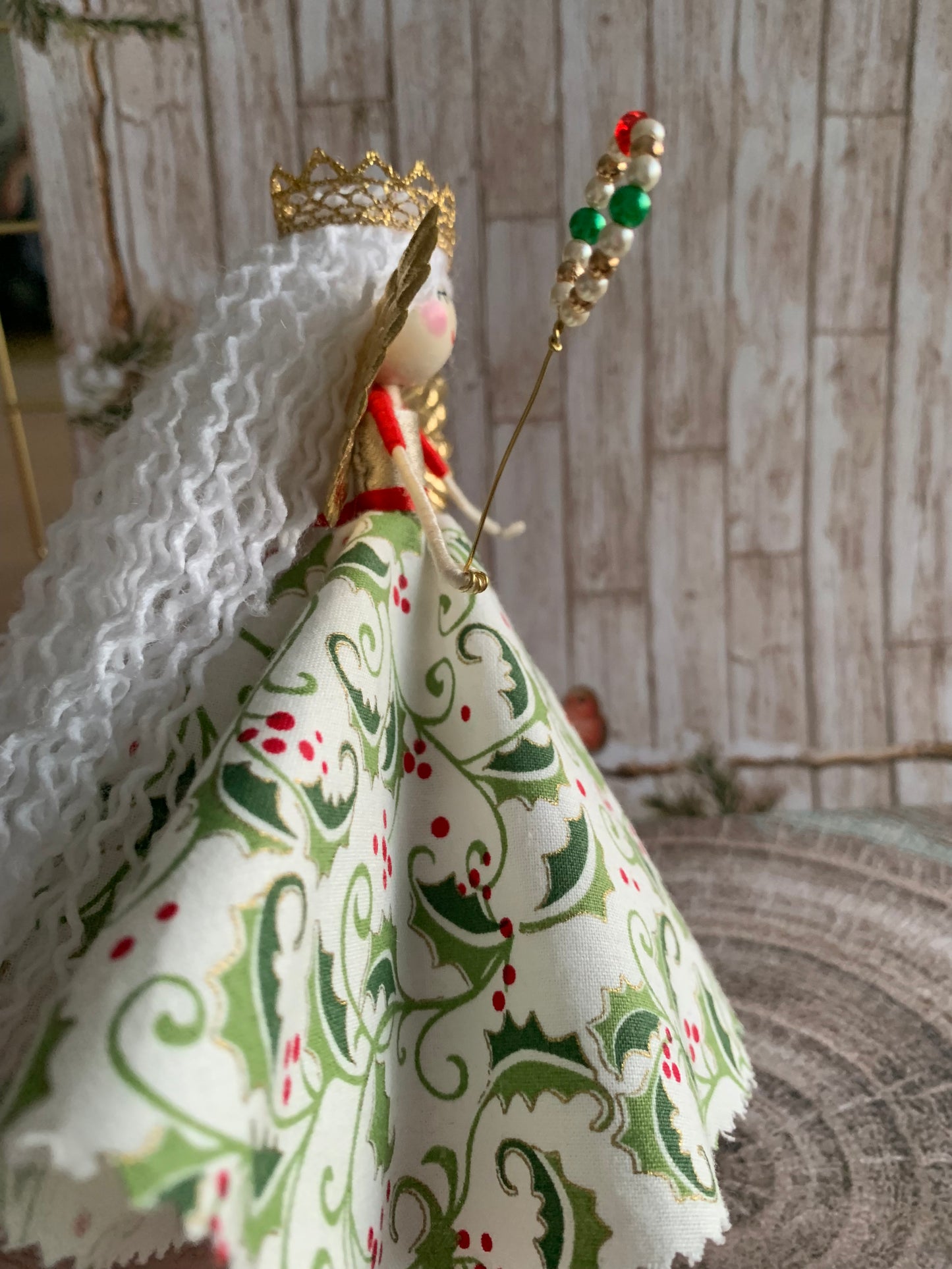 Handcrafted  Christmas Fairy Doll